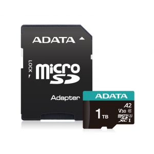 Memorijska kartica UHS-I U3 MicroSDXC 1TB V30S + adapter AUSDX1TUI3V30SA2-RA1