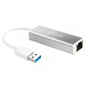 Adapter USB 3.0 - Gigabit ethernet metal sivi