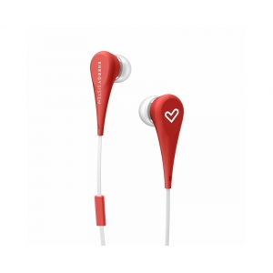 Style 1+ Red slušalice sa mikrofonom crvene