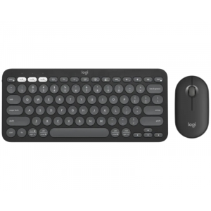 Pebble2 Wireless Combo US tastatura + miš crna