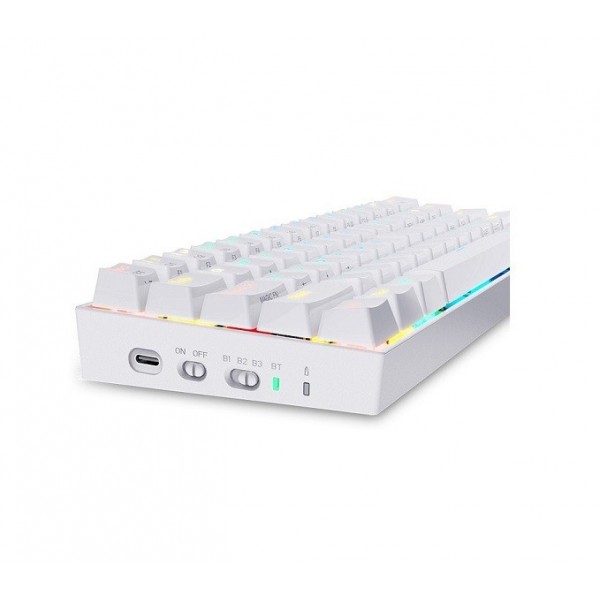 Draconic K530W Bluetooth/Wired Mechanical Gaming Keyboard White
