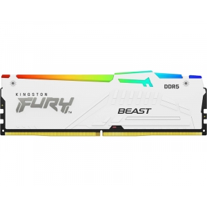 DIMM DDR5 16GB 6800MT/s KF568C34BWA-16 FURY Beast White RGB XMP