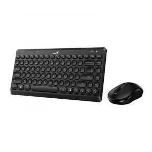 LuxeMate Q8000 Wireless USB US crna tastatura + miš