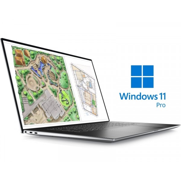 Precision M5770 17" UHD+ Touch 500 nits i9-12900H 32GB 1TB SSD nVidia RTX A3000 12GB Backlit Win11Pro 3yr ProSupport