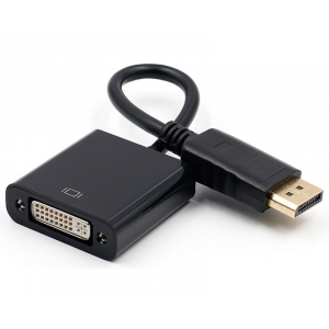 Adapter DisplayPort (M) - DVI (F) crni