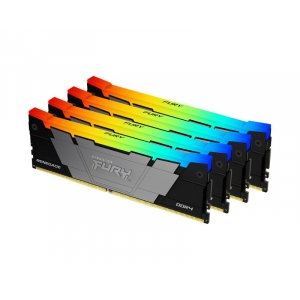 DIMM DDR4 128GB (4x32GB kit) 3600MT/s KF436C18RB2AK4/128 FURY Renegade RGB Black XMP