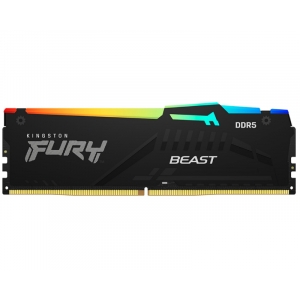 DIMM DDR5 32GB 6400MT/s KF564C32BBEA-32 FURY Beast Black RGB EXPO
