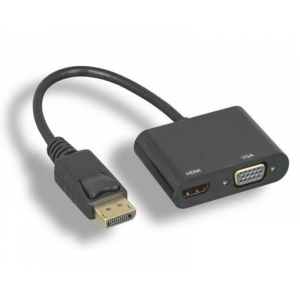 Adapter-konvertor DISPLAY PORT na HDMI+VGA