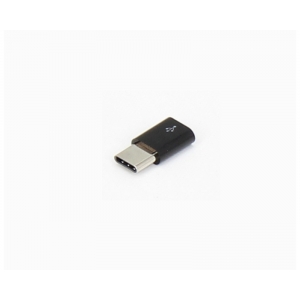 Adapter USB 3.1 tip C (M) - Micro USB (F) crni