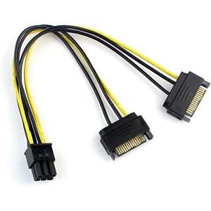 Naponski adapter za PCI-E VGA (6-pin) -2x Sata