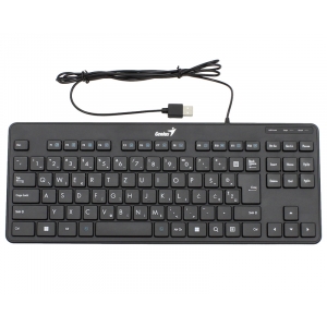 LuxeMate 110 USB US slim crna tastatura