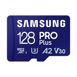 Memorijska kartica PRO PLUS MicroSDXC 128GB U3 Blue + SDXC Adapter MB-MD128SB