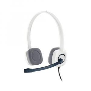H150 Headset slušalice sa mikrofonom bele