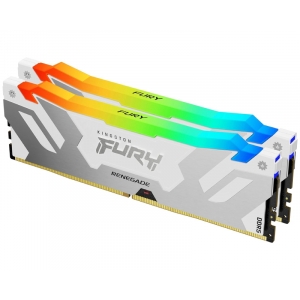 DIMM DDR5 32GB (2x16GB kit) 8000MT/s KF580C38RWAK2-32 FURY Renegade Silver/White RGB XMP
