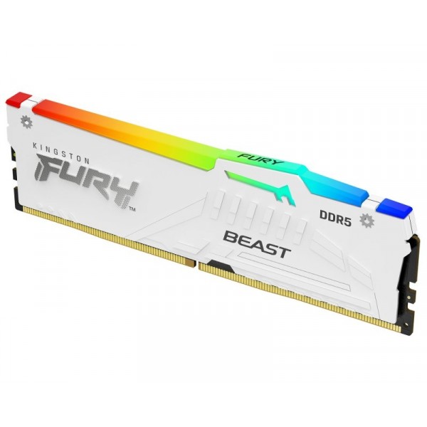 DIMM DDR5 32GB (2x16GB kit) 6000MT/s KF560C40BWAK2-32 Fury Beast White RGB XMP