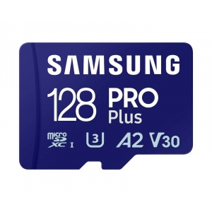 Memorijska kartica PRO PLUS MicroSDXC 128GB U3 Blue + SDXC Adapter MB-MD128SA