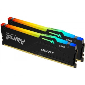 DIMM DDR5 32GB 6800MT/s KF568C34BBAK2-32 FURY Beast Black RGB XMP