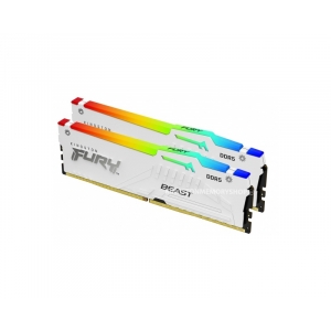 DIMM DDR5 64GB (2x32GB kit) 6400MT/s KF564C32BWEAK2-64 FURY Beast White RGB EXPO