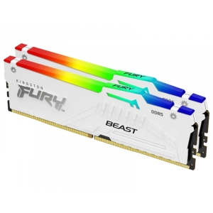 DIMM DDR5 64GB (2x32GB kit) 5200MT/s KF552C36BWEAK2-64 Fury Beast RGB White Expo