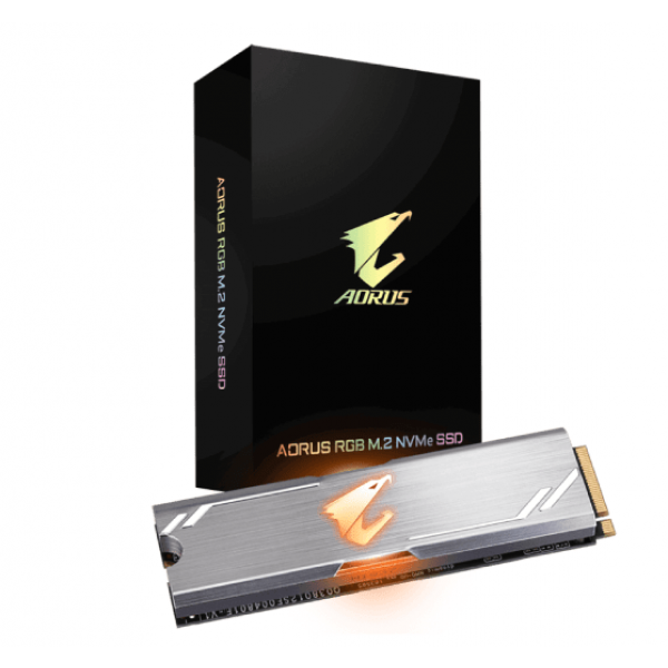 512GB M.2 PCIe Gen3 x4 NVMe AORUS RGB SSD GP-ASM2NE2512GTTDR