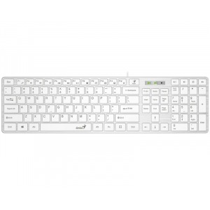 SlimStar 126 USB US bela tastatura