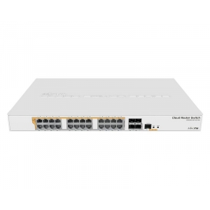 ROTIK (CRS328-24P-4S+RM) RouterOS 5L ili SwitchOS dual boot PoE switch (48825)